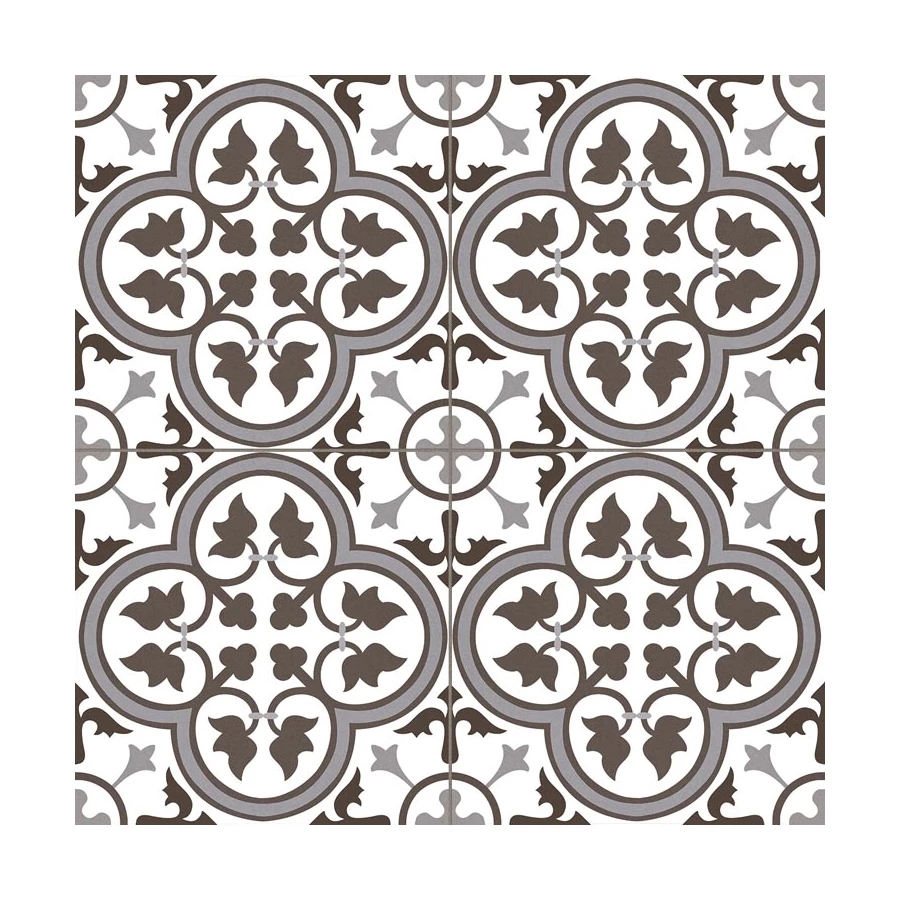 Керамогранит Prissmacer Hampton Grey Pre. бело-серый 45x45 см