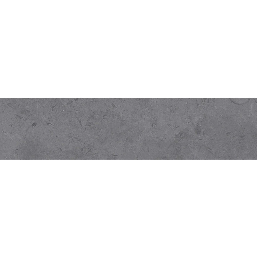 Подступенок из керамогранита Kerama Marazzi Про Лаймстоун матовый темно-серый DD205120R/2 60x14,5 см