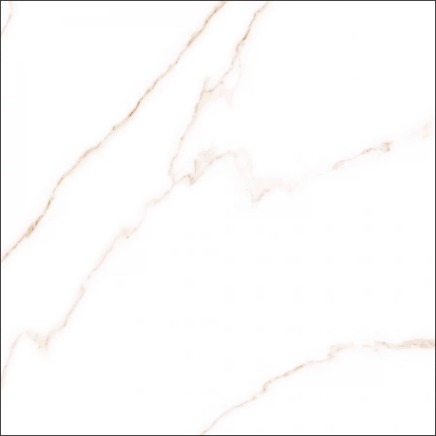Керамогранит Global Tile Majestic Luxe грес глазурованный белый 60*60 см
