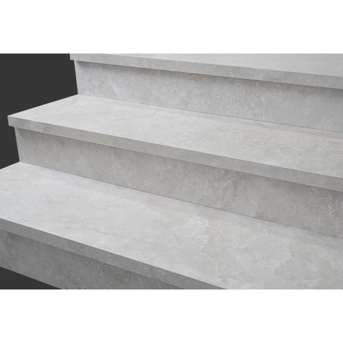 Керамогранит Ступени L Mystical Charm Bianco Matt ступень с подступенником матовый кремовый 120х32 см