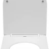 Унитаз подвесной безободковый Creto Logan L5 с крышкой сиденьем микролифт белый 1005-001-L1W