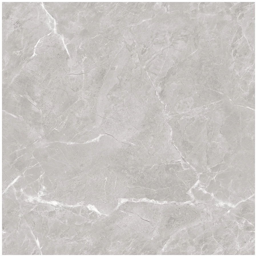 Керамогранит Ceradim Mramor Chic Silver серый Полированный 60х60 см