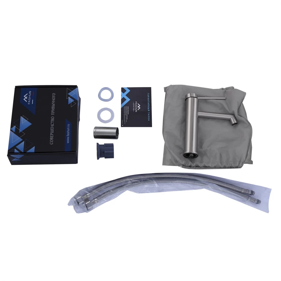 Смеситель Fashun для умывальника сатин A51133