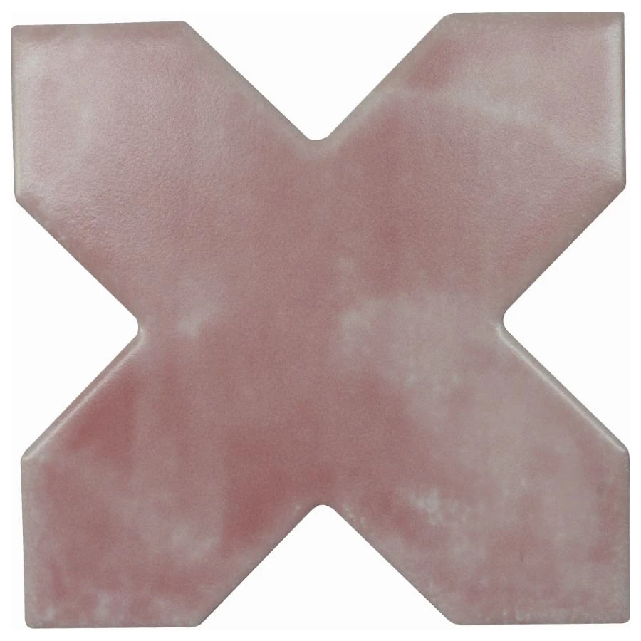 Керамогранит Cevica Becolors Cross Coral матовый розовый CV67372 13,25х13,25 см