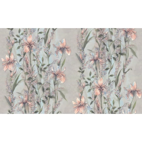 Обои флизелиновые Palitra Home HomeColor Iris серые HC71714-14 1,06х10,05 м