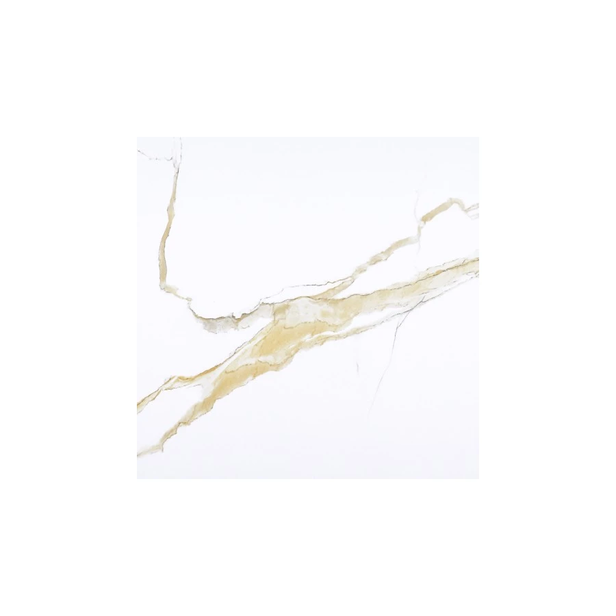 Керамогранит Bonaparte Golden Carrara Pol Rect белый 60х60 см