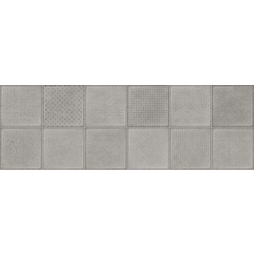 Плитка настенная ALMA Ceramica Cube матовая серая TWU3090CUB70R 90х30 см