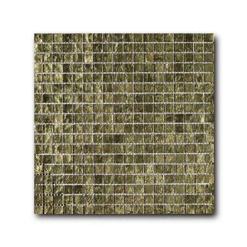 Стеклянная мозаика Art&Natura Murano Specchio 29 15x15 глянцевая зеленая MS29-15x15 30x30 см