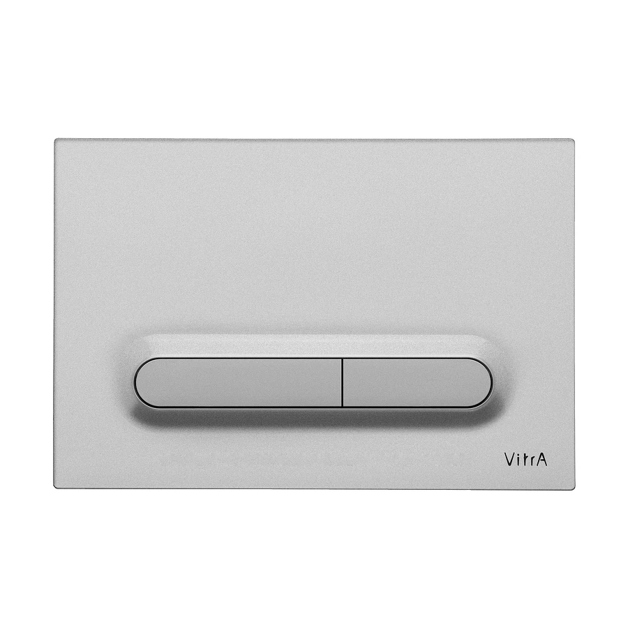 Комплект Vitra Metropole унитаз подвесной безободковый с тонким сиденьем МЛ инсталляция панель смыва матовый хром 9820B003-7201