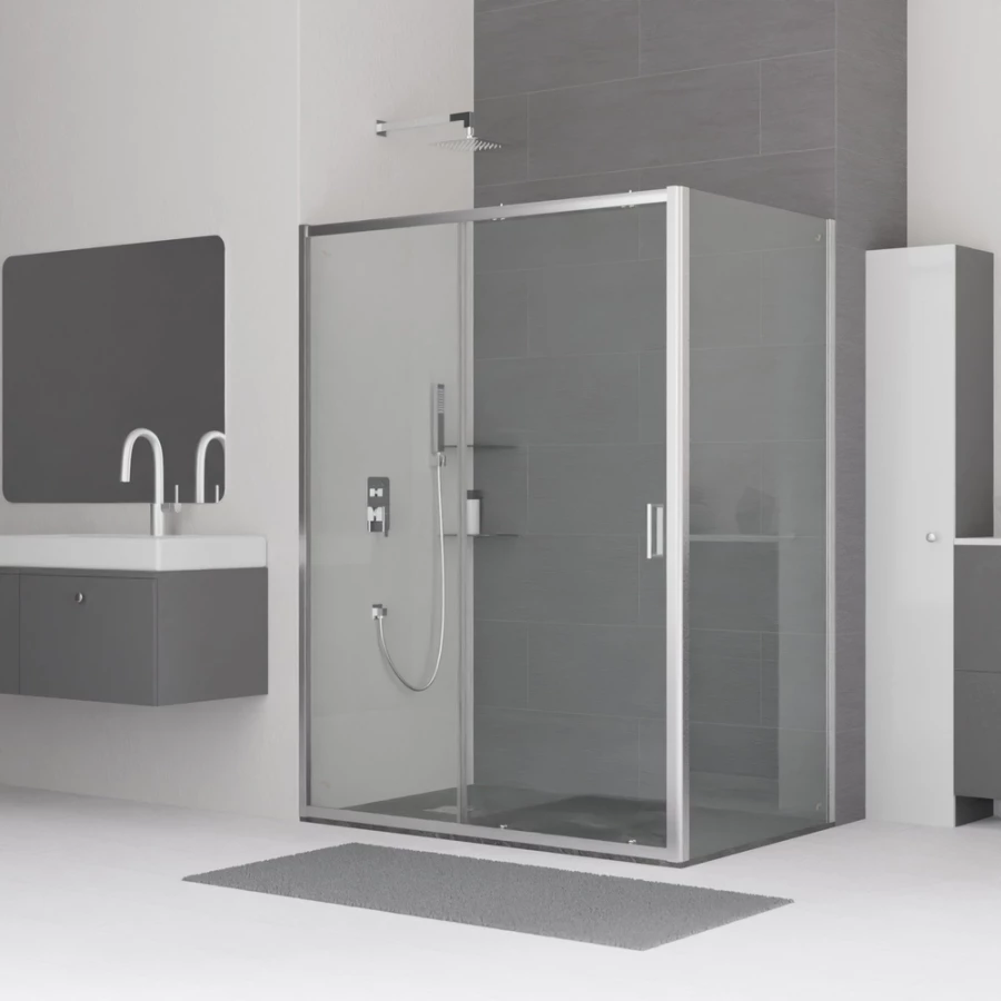 Душевой уголок RGW CL-48 RGW CL-14 + RGW Z-050-1 Прозрачное 32094894-011 140х90 см