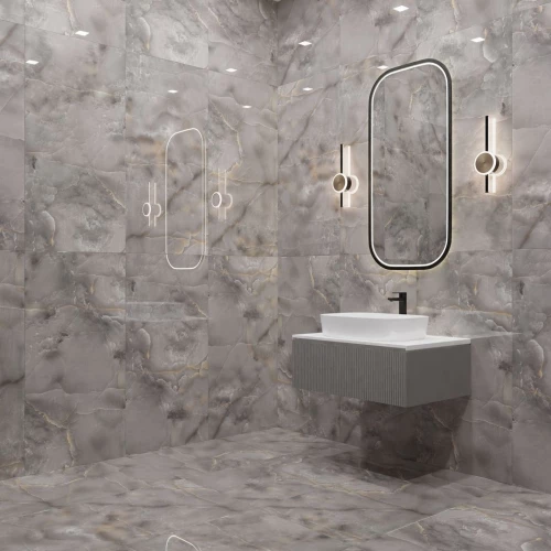 Керамогранит Neodom Sale Classo Onyx Dark Polished серый N20473 120x60 см