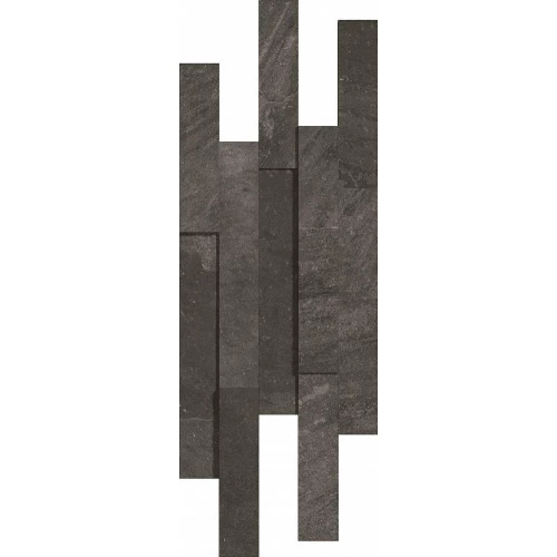 Декор Italon Клаймб Графит Брик 3D черный 28х78 см