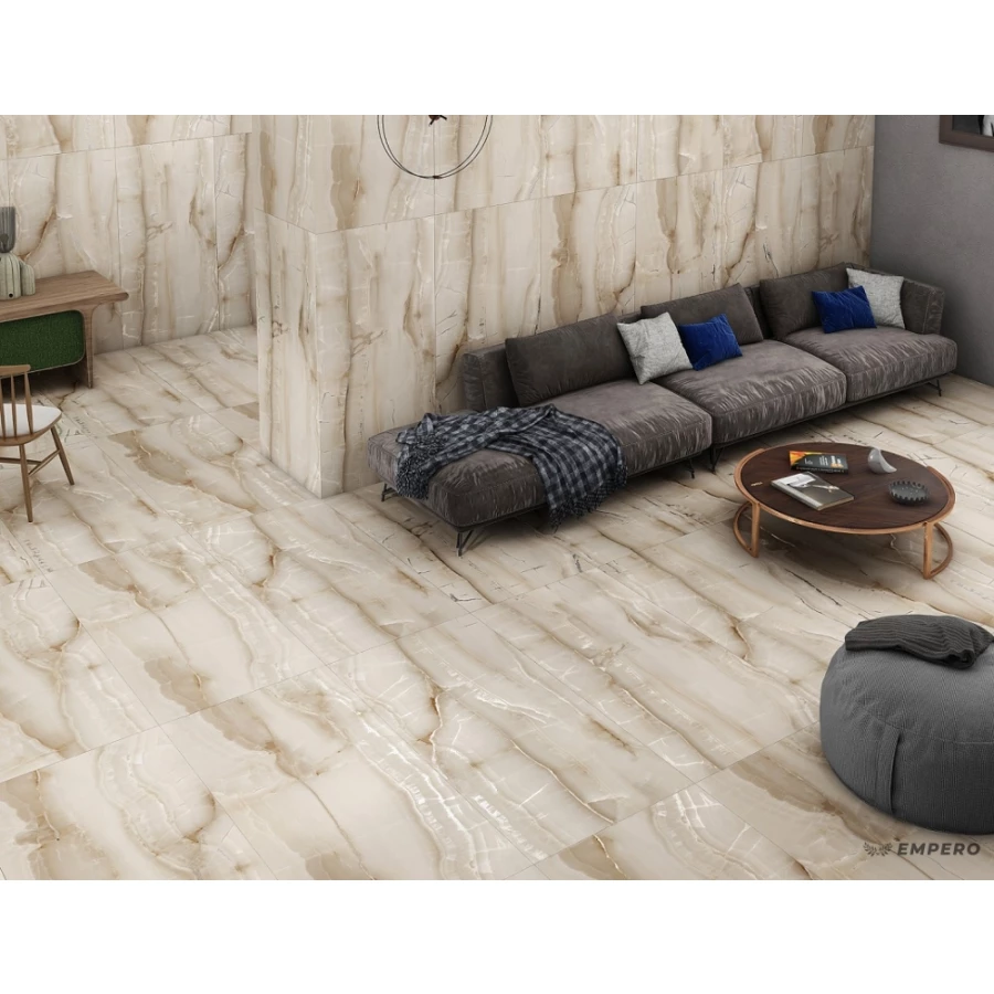 Керамогранит Empero 60x120 Carving Wave Beige carving 01-00009402 120х60 см