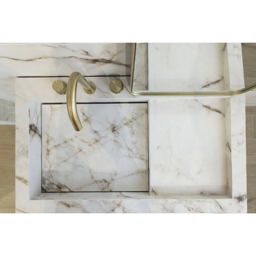 Керамогранит Ape Ceramica Oxyd Jewel Pol Rect белый A039516 280х120 см