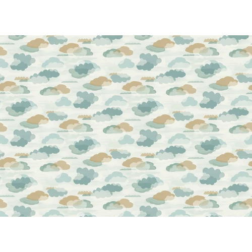Обои флизелиновые Grandeco Little Dreamers зеленые LD 2009 0,53х10,05 м