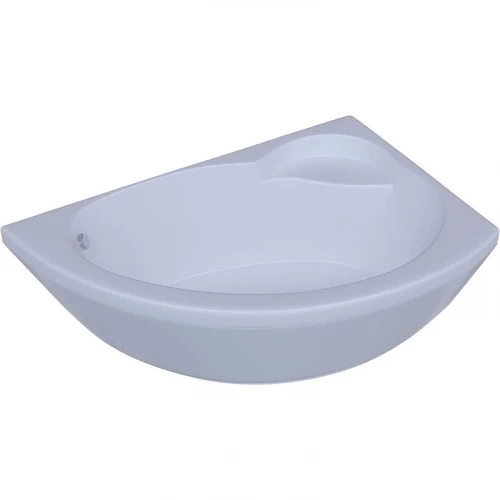 Акриловая ванна Aquatek Аякс 2 правая без гидромассажа с фронтальным экраном вклеенный каркас AYK170-0000089 170х110 см