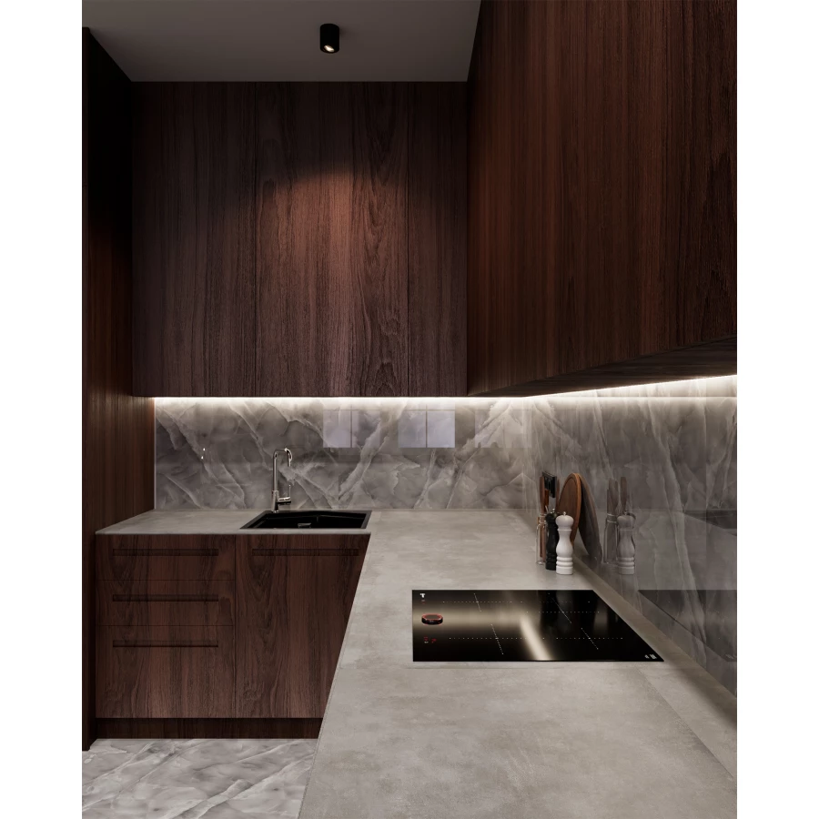 Керамогранит Arcadia Ceramica Baikal Grey Full Polished серый FP1015-A 120х60 см