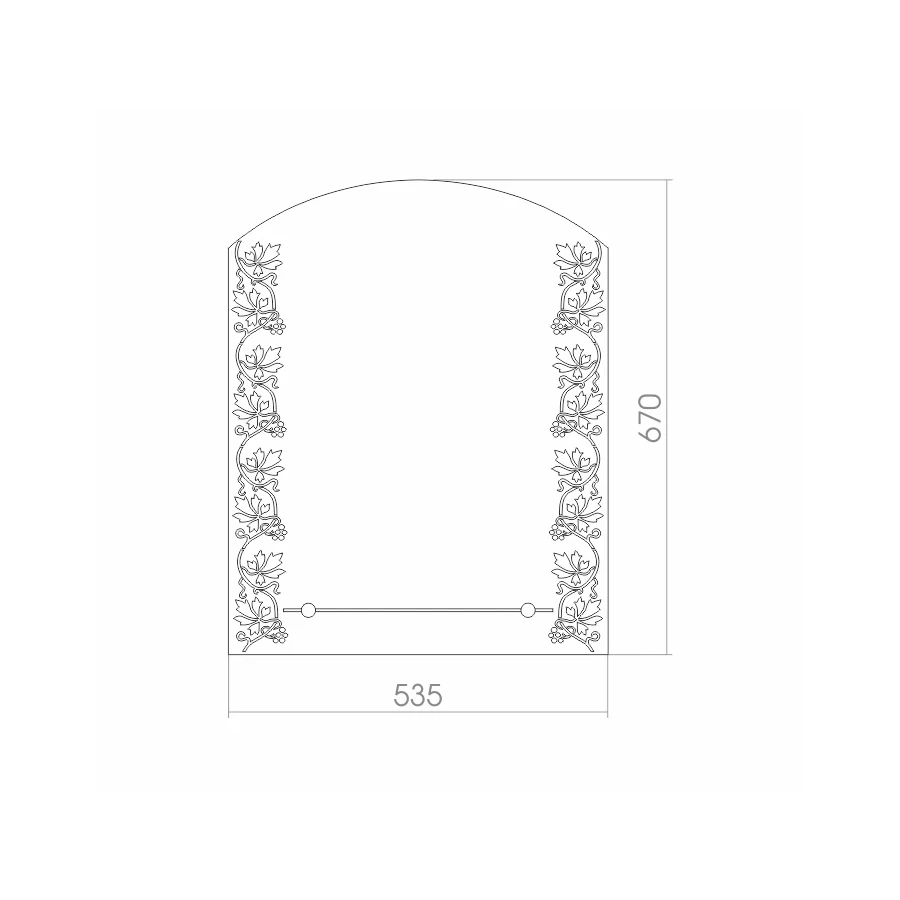 Зеркало Silver Mirrors с полкой Купидон 00000282 53.5x67 см