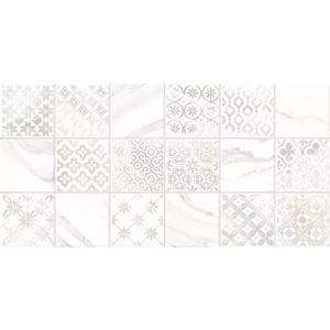 Плитка настенная Alma Ceramica Fresco рельефная глянцевая белая TWU2550FRC17 50х24,9 см