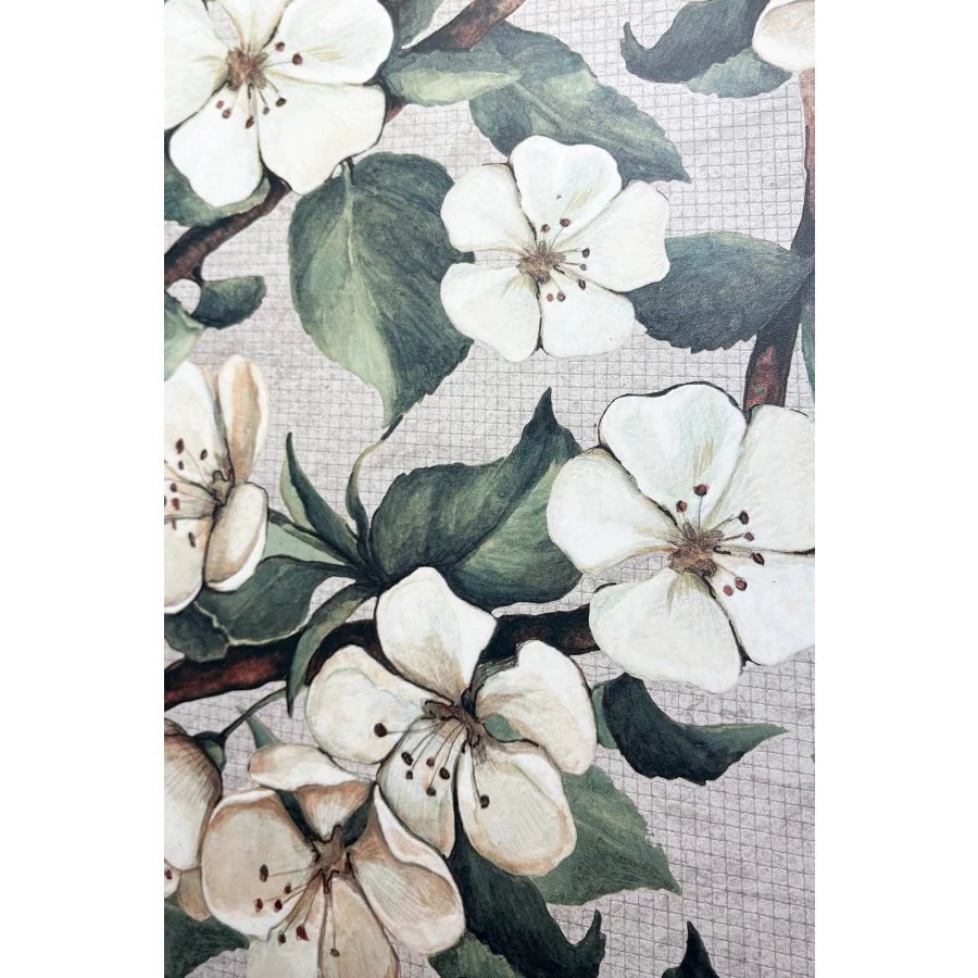 Декор Creanza Corten Grey Decor Shape+Glue Art 3D-глазурь матовый бело-зелёный SH1004-D 120х60 см