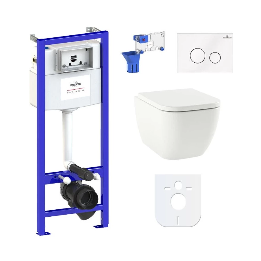 Унитаз Lavinia Boho Relfix One Compacto 87040071 (комплект 7 в 1)