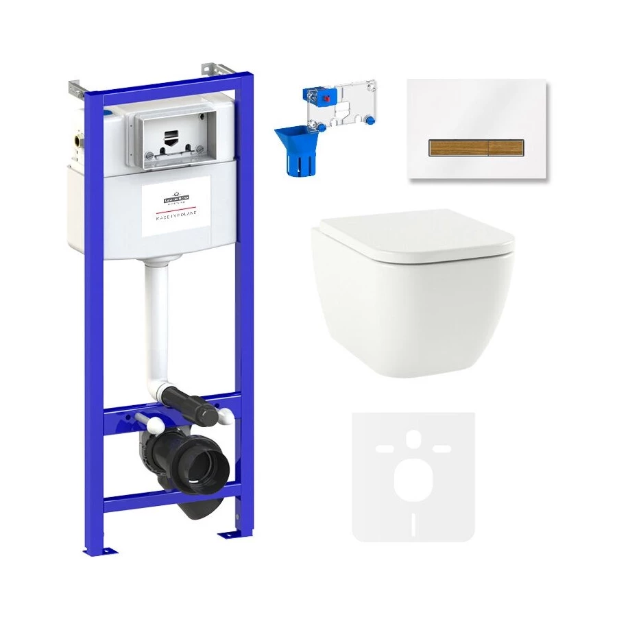 Унитаз Lavinia Boho Relfix One Compacto 75110094 (комплект 7 в 1)