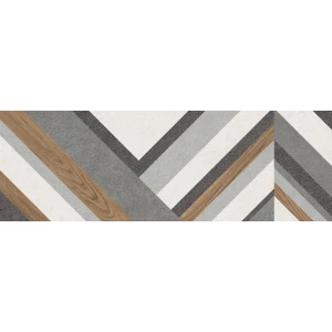 Плитка настенная ALMA Ceramica Stereo матовая многоцветная TWU3090STO74R 90х30 см