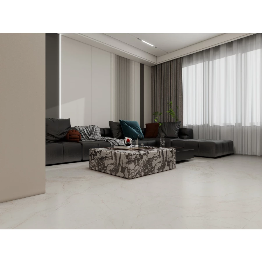 Керамогранит NT Ceramic Риверстоне Боттичино Бейге Сатин Глазед / Riverstone Botticino Beige Satin Glazed бежевый NTT9354SG 120х60 см