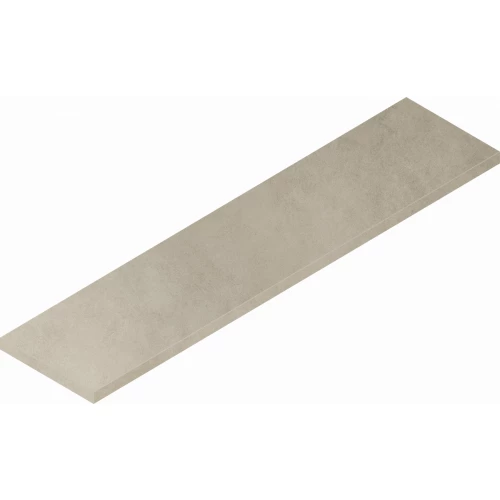 Ступень угловая левая из керамогранита Italon Форум Вэйв Дезерт матовая бежевая 620070003161 120х33 см
