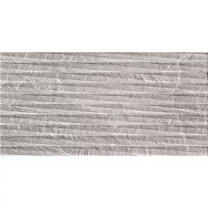 Плитка настенная Argenta Dorset Lined Smoke серый 25x50 см