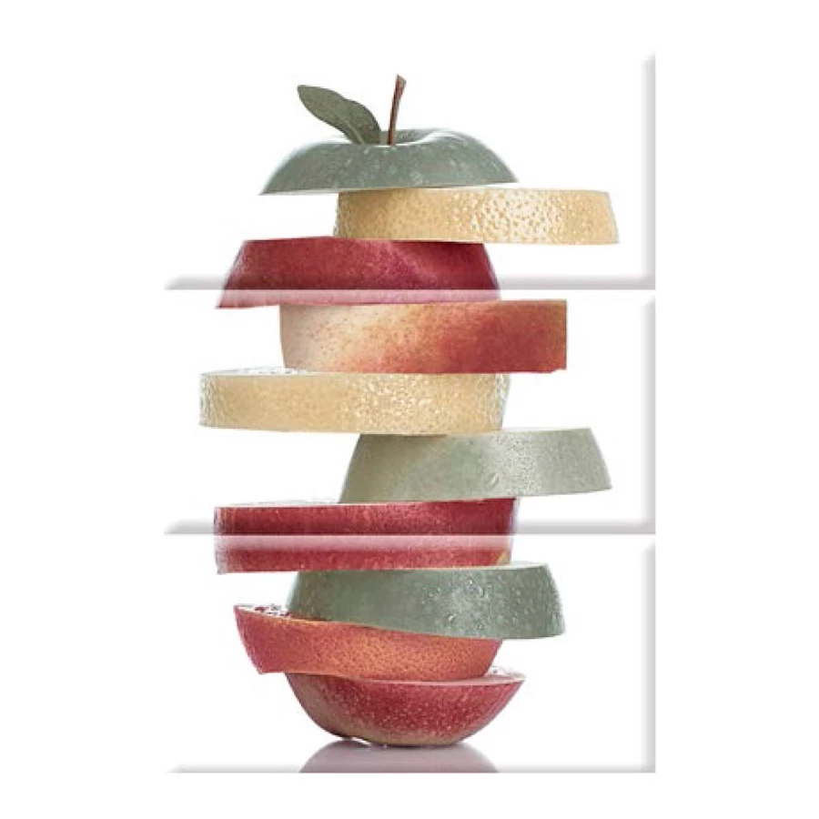 Плитка настенная Absolut Keramika Composicion Fruit Mosaic глянцевая красная AK0836 30х20 см