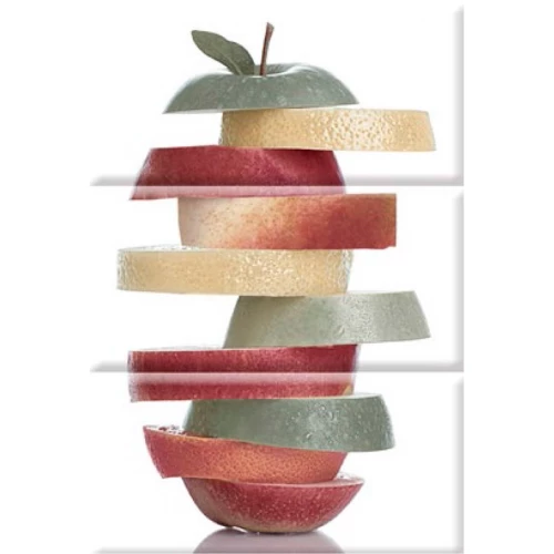 Плитка настенная Absolut Keramika Composicion Fruit Mosaic глянцевая красная AK0836 30х20 см