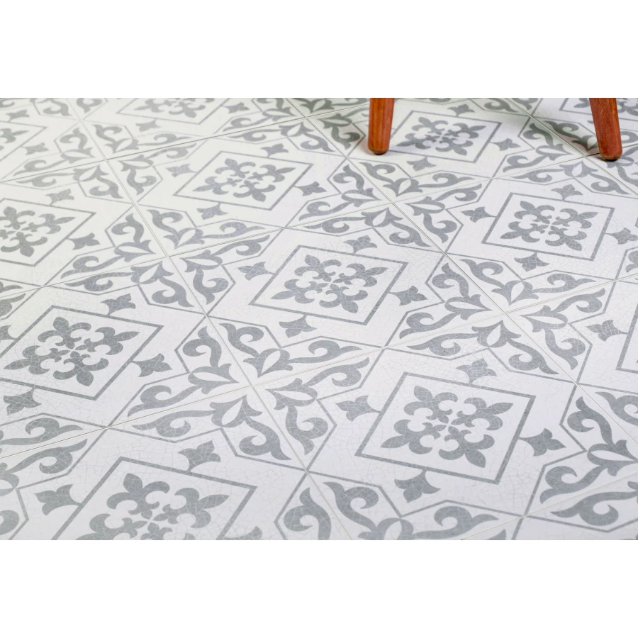 Плитка напольная Dvomo Timeless pre-cut Temple silver 1.22 м2, 45x45 см