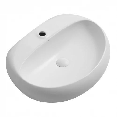 Раковина накладная Abber Bequem белая матовая AC2112MW
