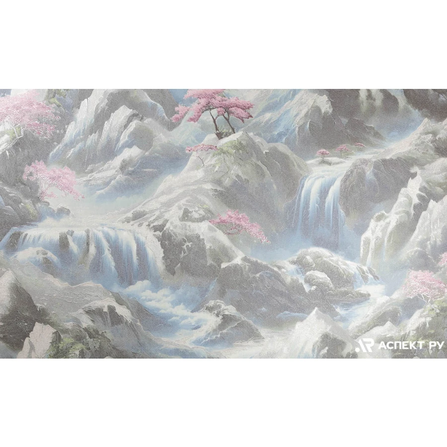 Обои флизелиновые Аспект Олимп розовые 70690-67 1,06х10,05 м