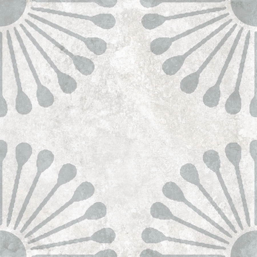 Керамогранит Motto Ceramic Palmas White Decor 2 матовый белый N100126 20x20 см