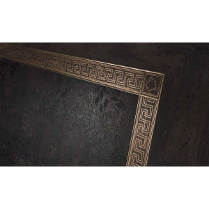 Керамогранит Versace Eterno Carbon Patchwork матовый черный 263030 80x80 см