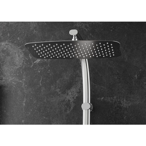 Верхний душ Jacob Delafon Talan E20643-CP 400x250 мм