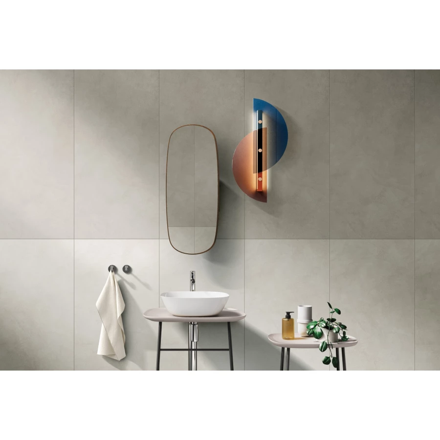 Керамогранит Vitra MicroCement Светлый Греж Матовый Ректификат R10A K947811R0001VTEP 120х60 см