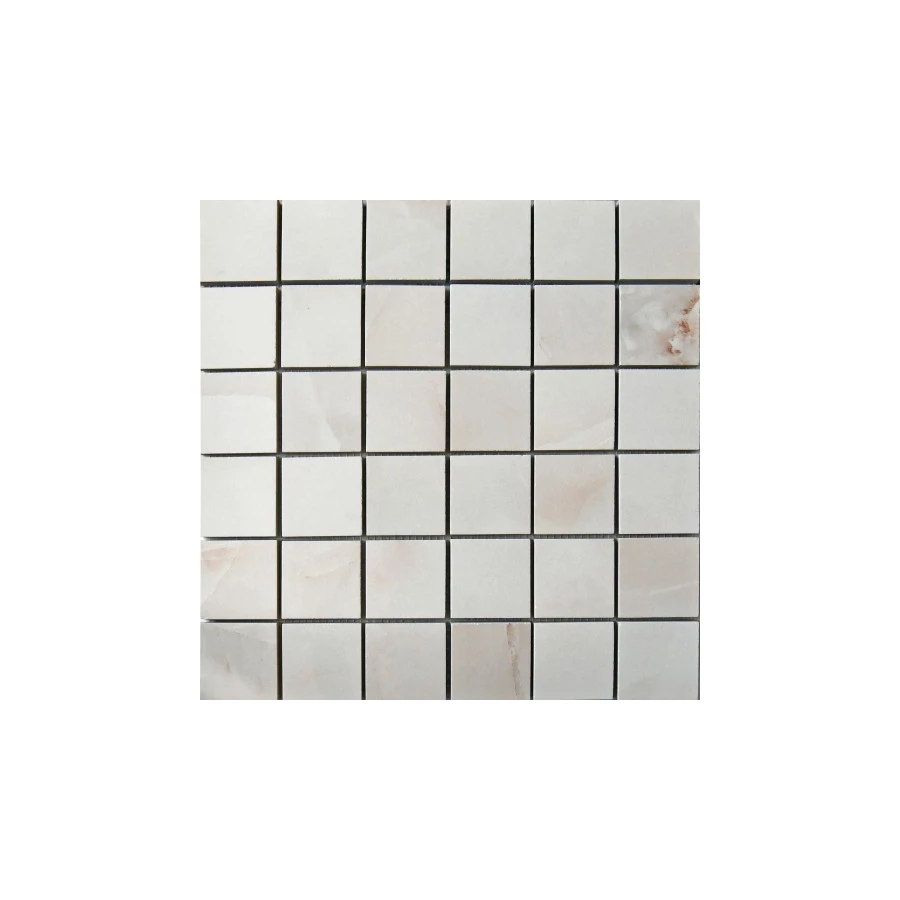 Мозаика Neodom Onix One Mosaico Onix Miel Polished 5x5 N40003 30x30 см