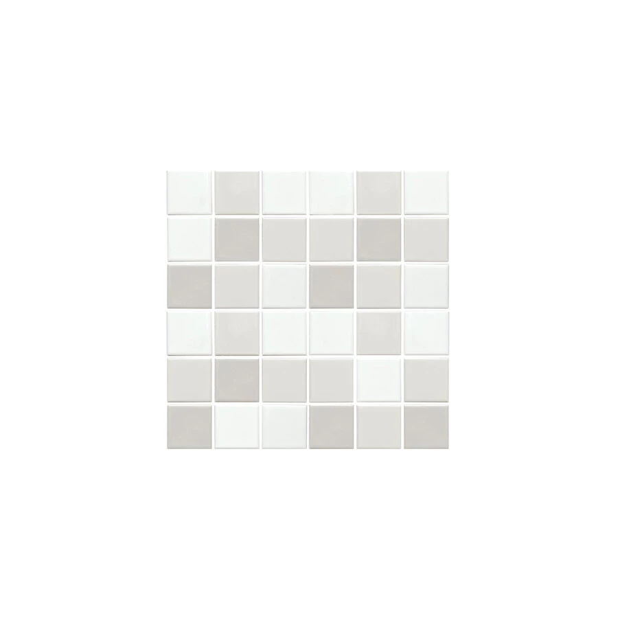 Мозаика Starmosaic Керамическая мозаика глянцевая серая WB35111 30,6х30,6 см