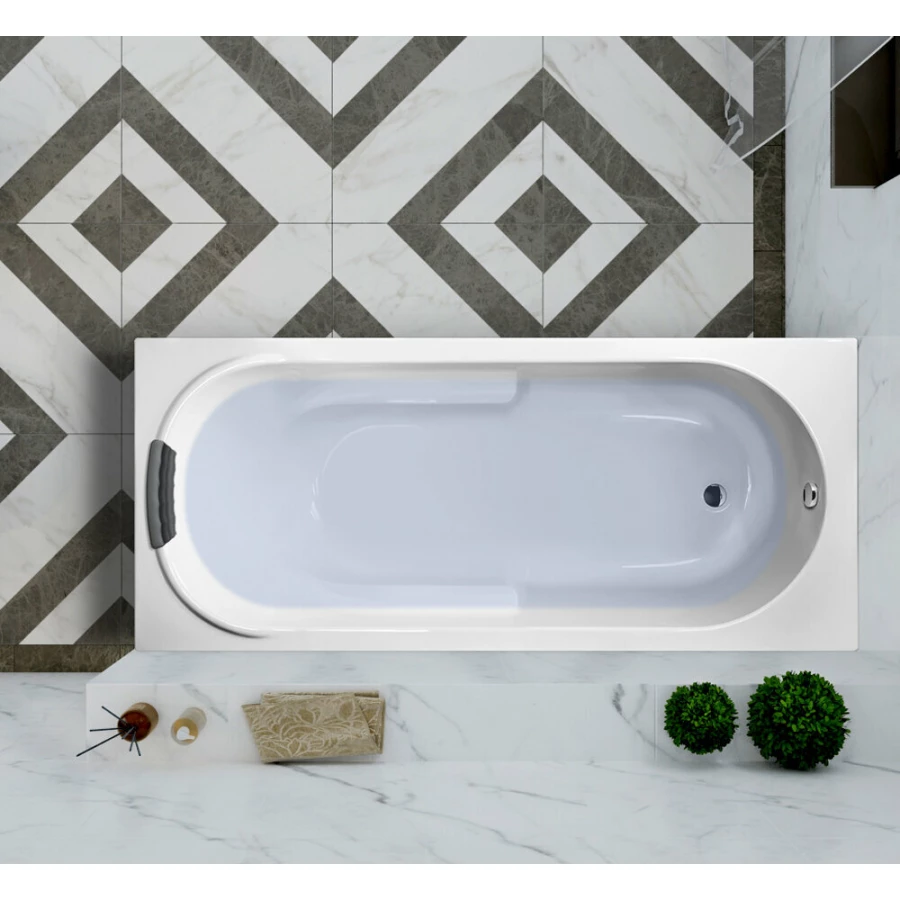 Акриловая ванна Lavinia Boho Bristol S1-3502005P универсальная (комплект 3 в 1) 150x75 см