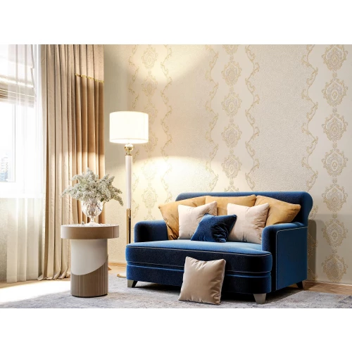 Обои флизелиновые Palitra Life Палитра Khiva серые PL71772-14 1.06х10.05 м