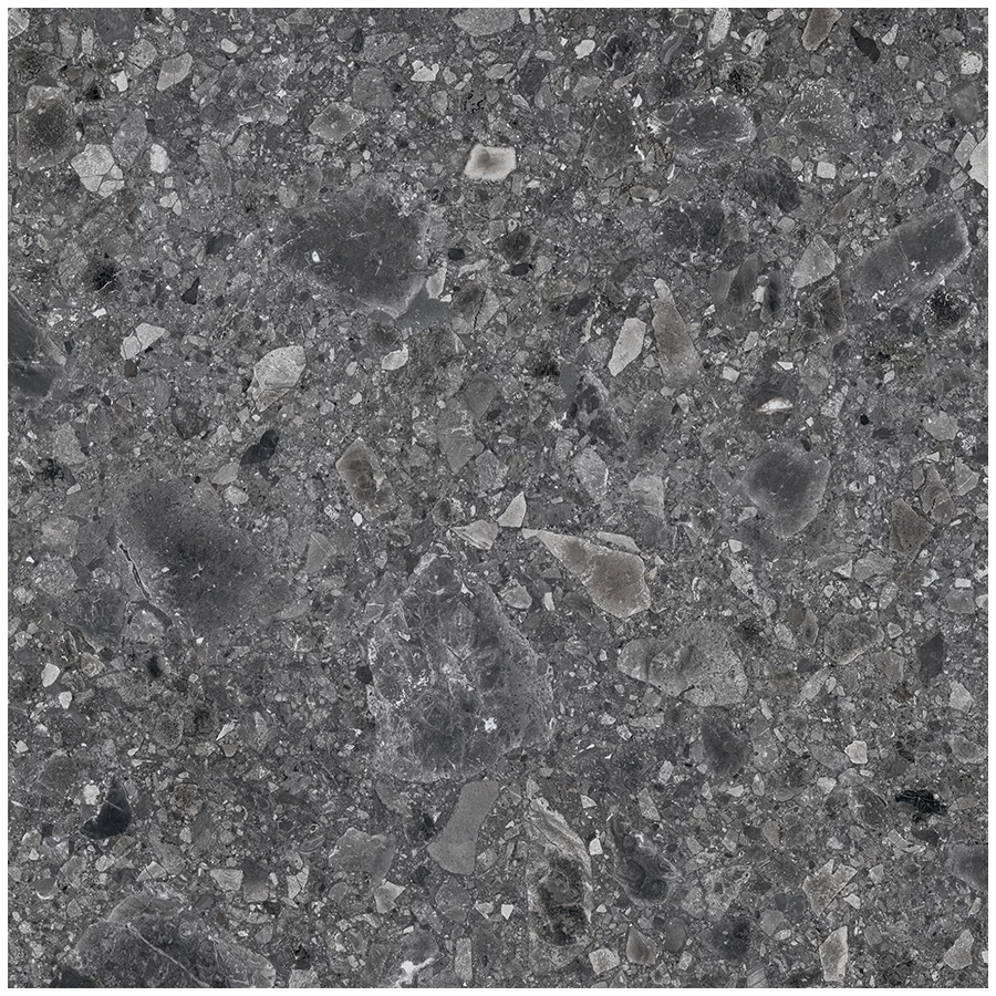 Керамогранит Laparet Ceppo Nero PRO структурный R11Soft STR матовый графитовый 60х60 см