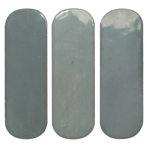 Плитка настенная DNA Calema Oval Ocean Gloss глянцевая синяя 16х5,2 см