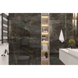 Керамогранит Laparet Stellar Wind темно-серый Полированный 120х60 см