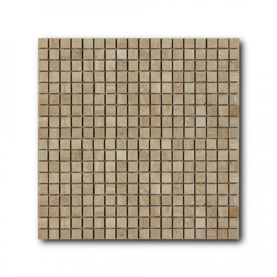 Мозаика из натурального камня Art&Natura Marble Mosaic 15x15 Ivory Travertine mm-ivorytraver 30,5x30,5 см