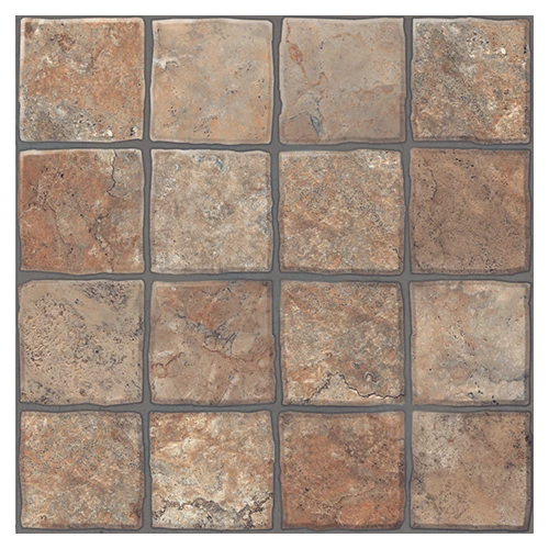 Керамогранит Керамин Карфаген 4 тёмно-бежевый 40х40 см