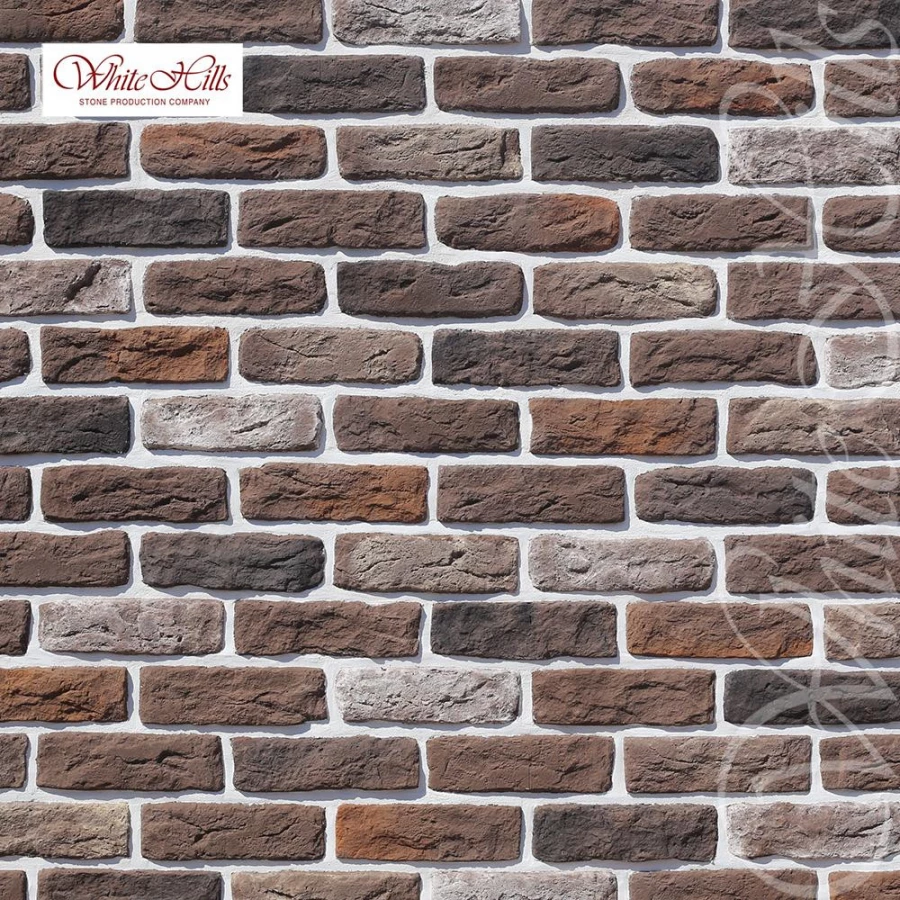 Плитка под кирпич White Hills Брюгге Брик 319-60 21х6,5х1,2–2 см