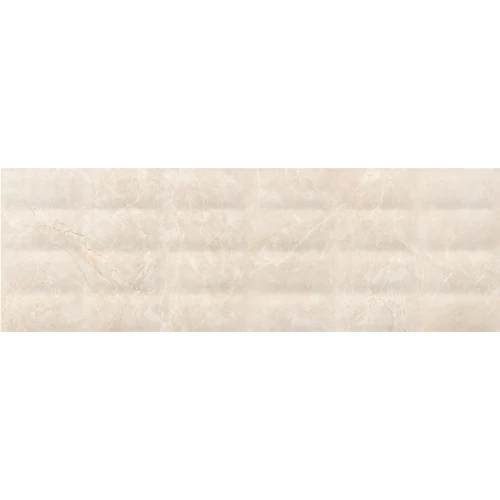 Плитка настенная Meissen Keramik Soft Marble светло-бежевый рельеф O-SOA-WTD302 74х24 см
